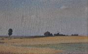 Franz Ludwig Catel Mecklenburgische Landschaft mit Windmuhle oil on canvas